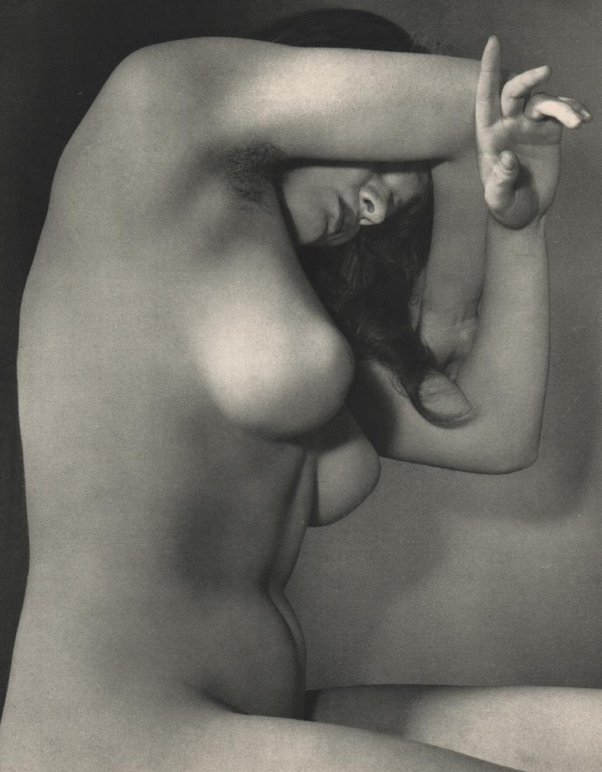 ANDRE STEINER - Nude: Artist: ANDRE STEINER Print Title: Nude Medium: Sheet-Fed Gravure Printing Date: 1952 Printed in France Image Size: 9 X 11.75 inches Andre Steiner (1901-1978) was a Hungarian Jew who came to Paris to 
