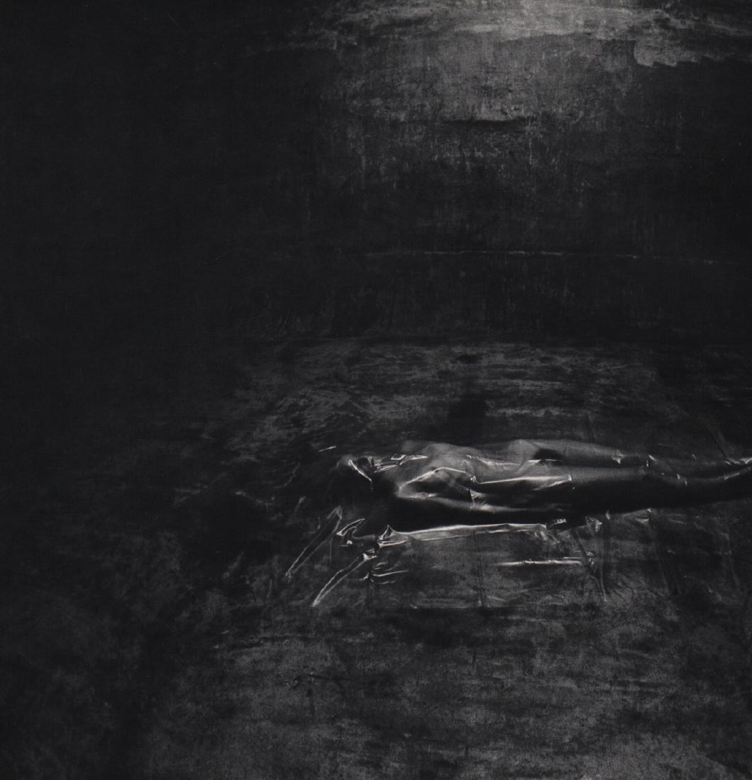 NORIAKI YOKOSUKA - Nude under Water: Artist: NORIAKI YOKOSUKA Print Title: Nude under Water Medium: Sheet-fed Gravure Printing Date: 1972 Printed in Japan Image Size: 8 X 8 inches Noriaki Yokosuka (1937–2003) was a Japanese photographe