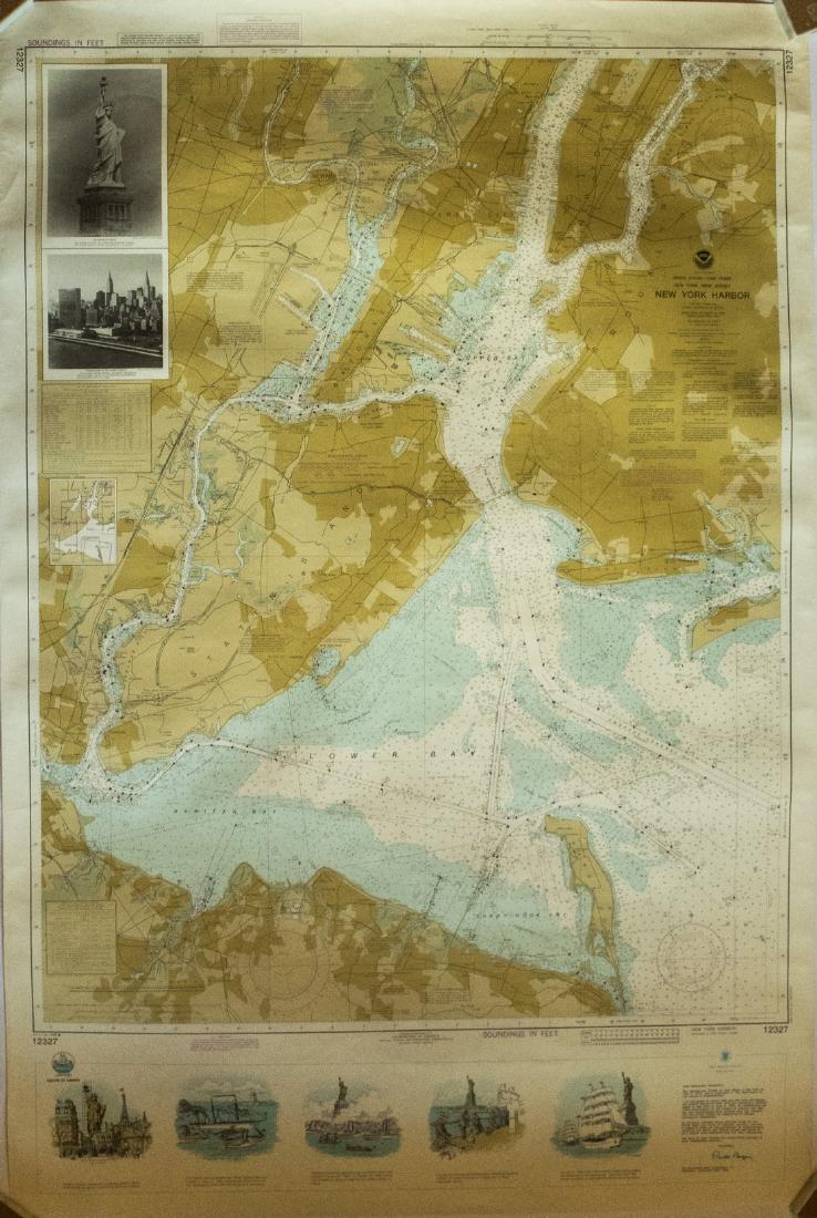 1984 NOAA New York Harbor Navigational Chart (1 of 1)