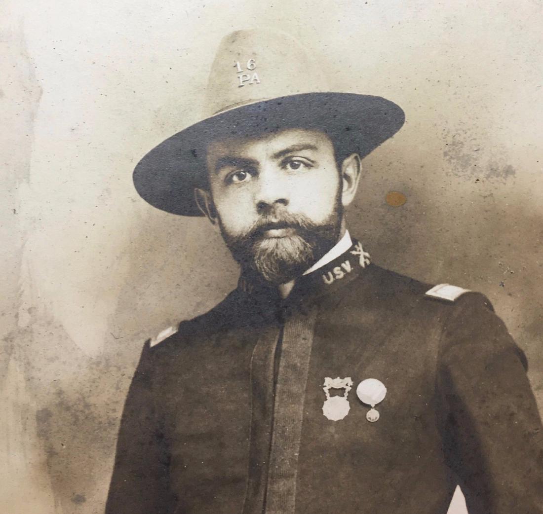 Antique PA 16 Pennsylvania Volunteers Soldier Indian (1 of 4)