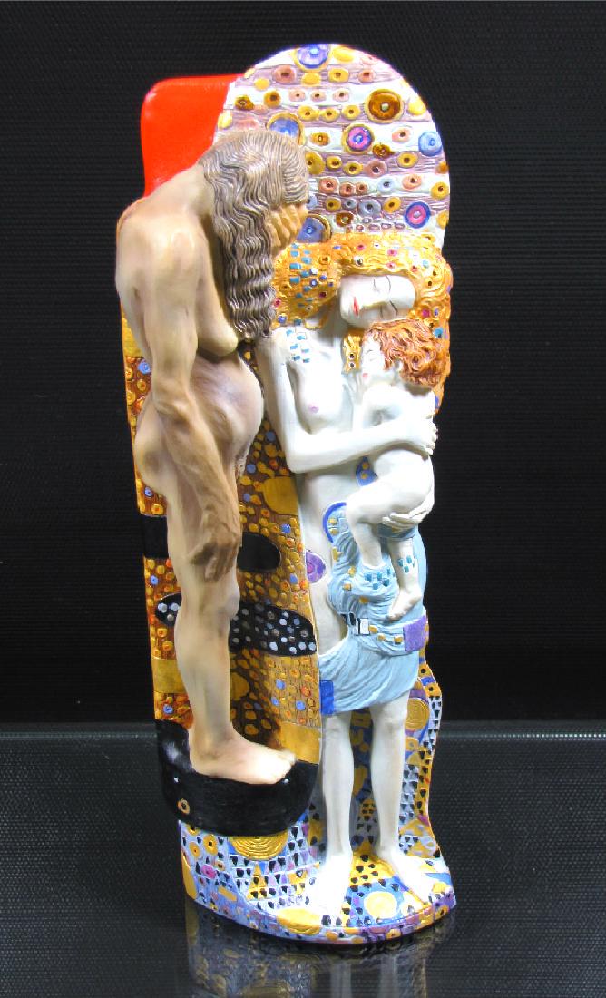 After Gustav Klimt: Three stages of Woman life statue (1 of 5)