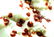 Red Garnet Crystals on Feldspar - 3