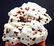 Red Garnet Crystals on Feldspar - 6