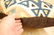 Antique Hand Made Caucasian Pillow Cushion Rug 1.4x1.4 - 5