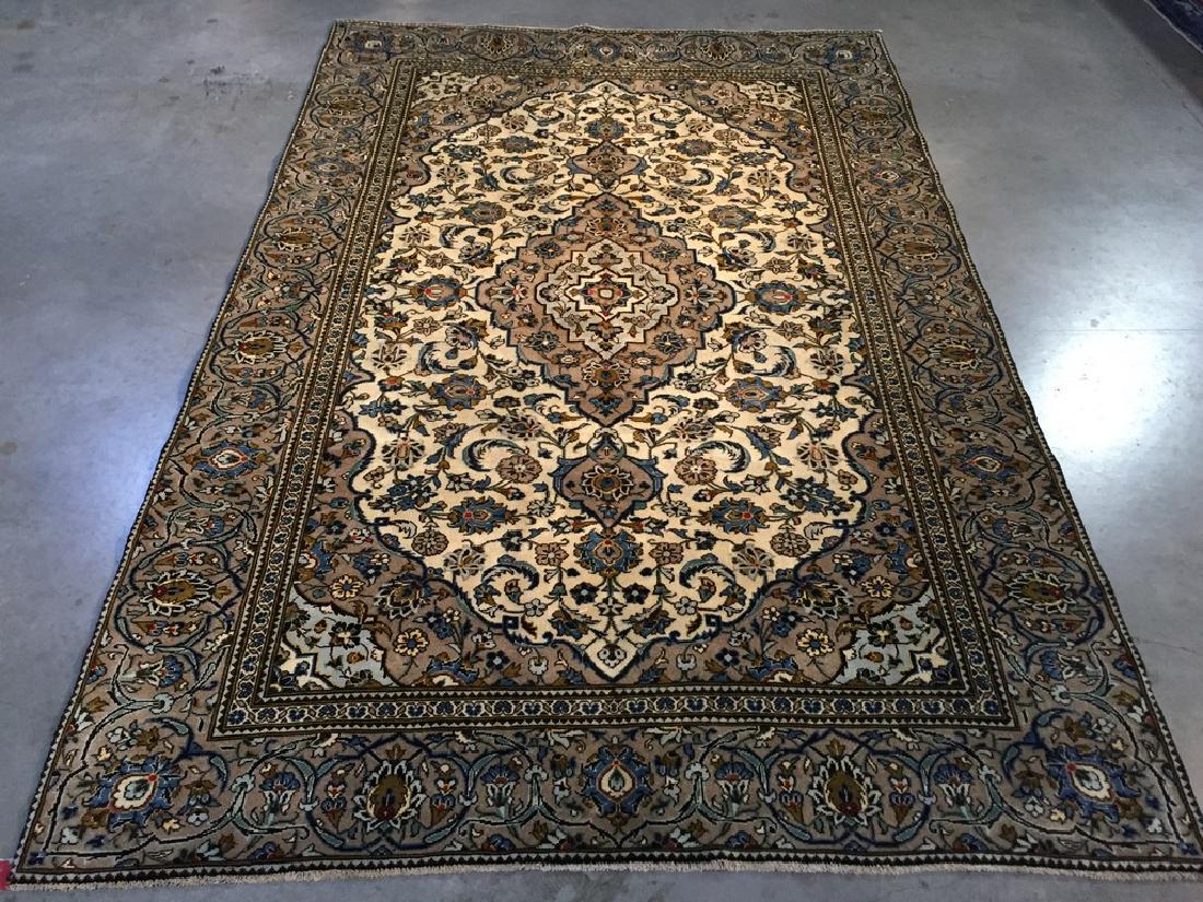 Vintage Persian Kashan Rug 6.2x9.3 (1 of 6)