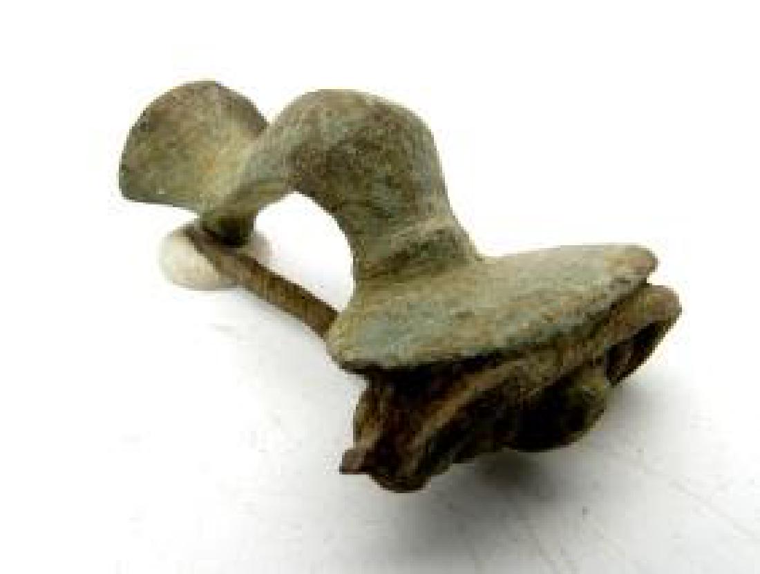 Ancient Roman Legionary knee type brooch (1 of 3)