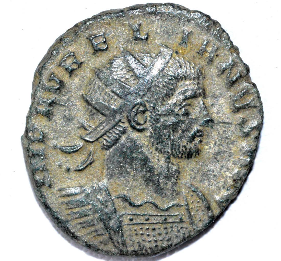 Roman Antoninianus of Emperor Aurelian (1 of 2)