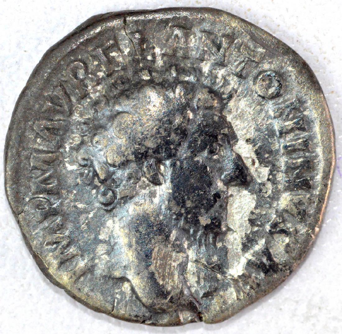 Ancient Roman Denarius of Marcus Aurelius (1 of 2)