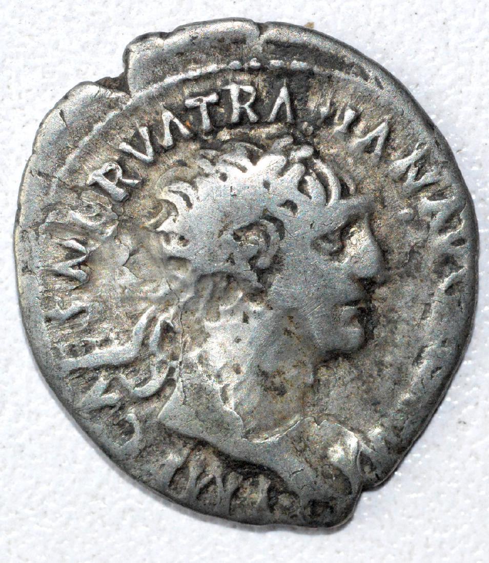 Ancient Roman Denarius Coin - Trajan (1 of 2)