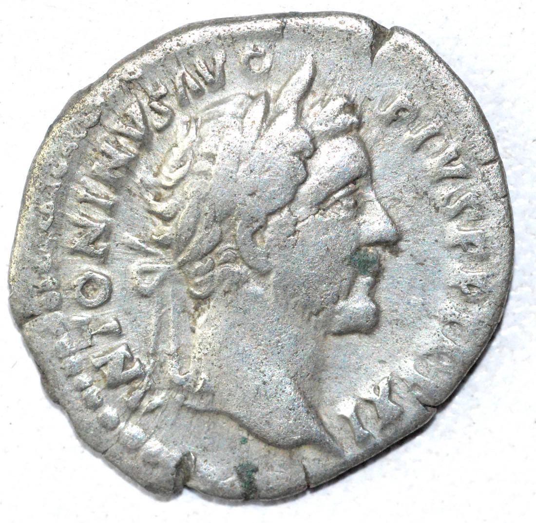 Ancient Roman Denarius Coin - Antoninus Pius (1 of 2)