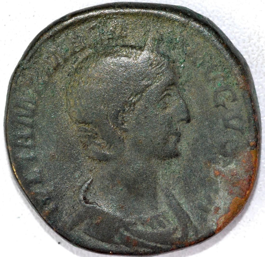 Ancient Roman Sestertius of Julia Maesa (1 of 2)