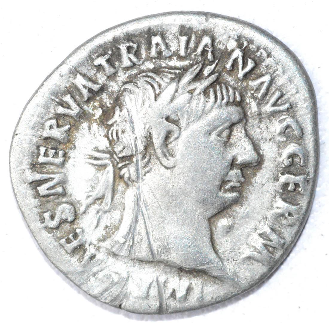 Ancient Roman Denarius Coin - Trajan (1 of 2)