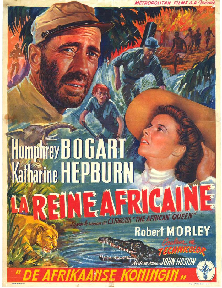 Movie poster - The African Queen - John Huston - 1951 (1 of 1)