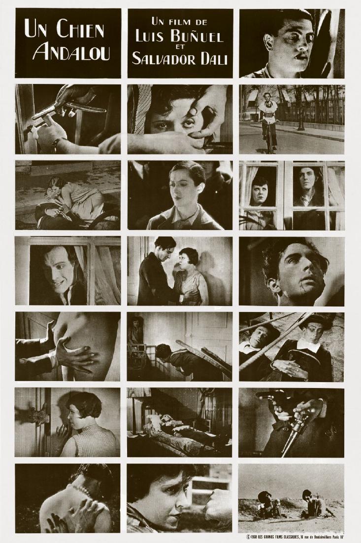 Movie poster - UN CHIEN ANDALOU - Luis BUNUEL - 1929 (1 of 1)