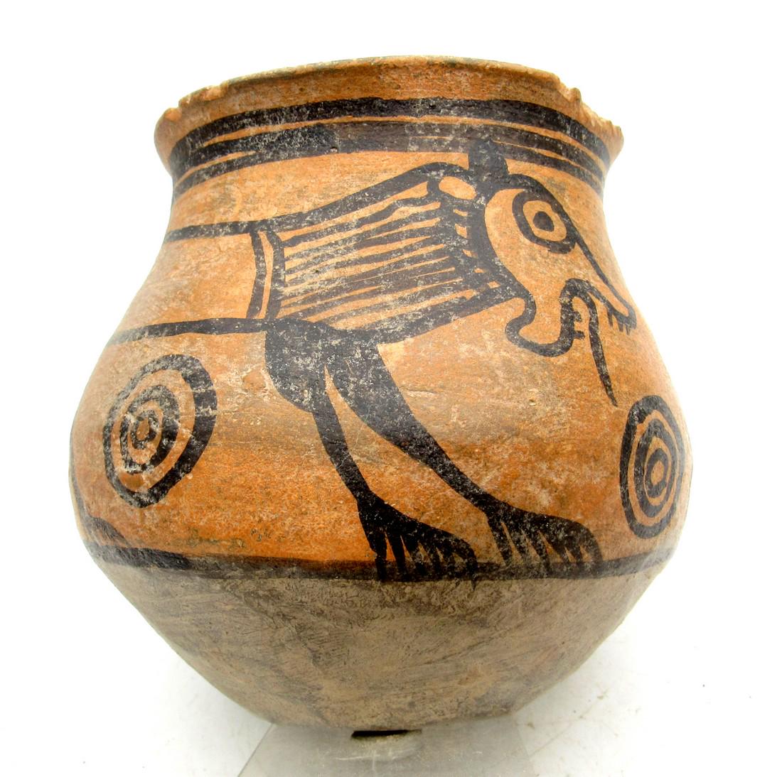 Ancient Indus Valley Terracotta Jar Painted with a Lion (1 of 3)