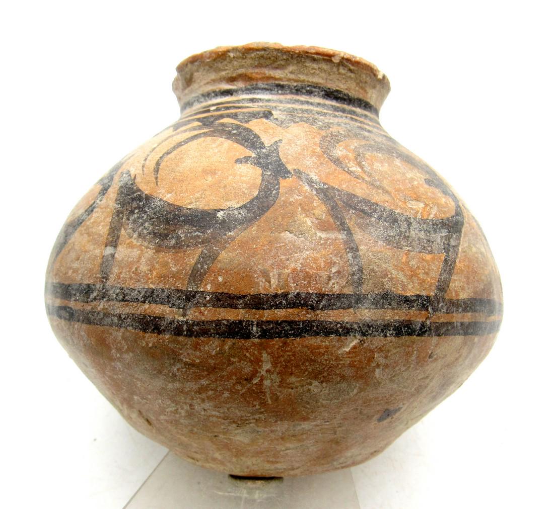 Ancient Indus Valley Terracotta Jar Painted with a Deer (1 of 3)
