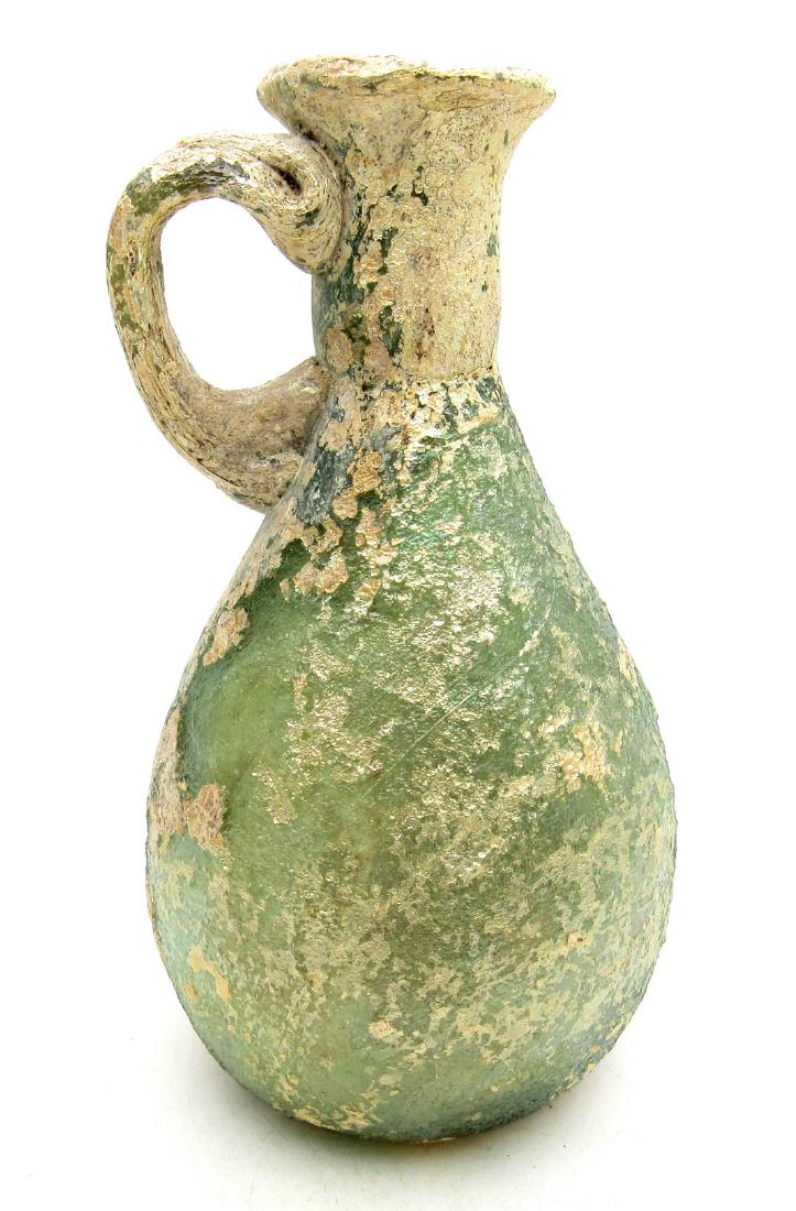 Ancient Roman Glass Jar with a Handle (1 of 4)