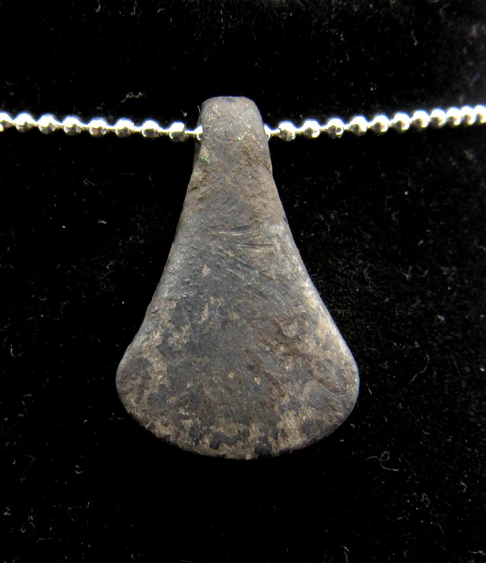 Medieval Viking Era Silver Bearded Axe Pendant (1 of 2)