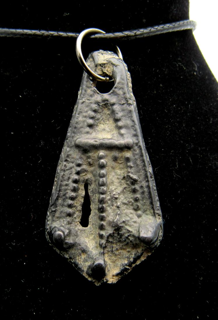 Medieval Viking Era Bronze Dragon Fafnir Foot Pendant (1 of 2)