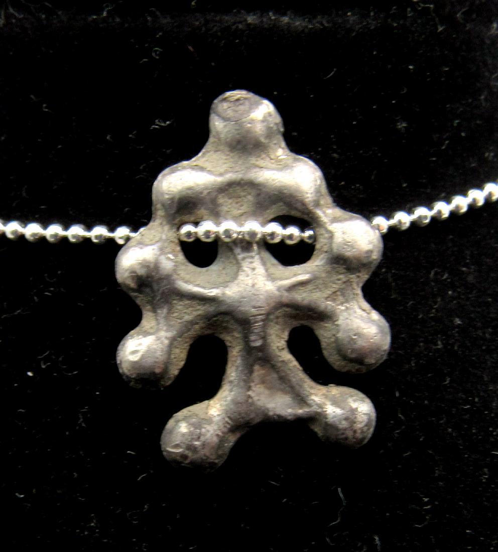 Medieval Viking Era Silver Cross Pendant (1 of 2)