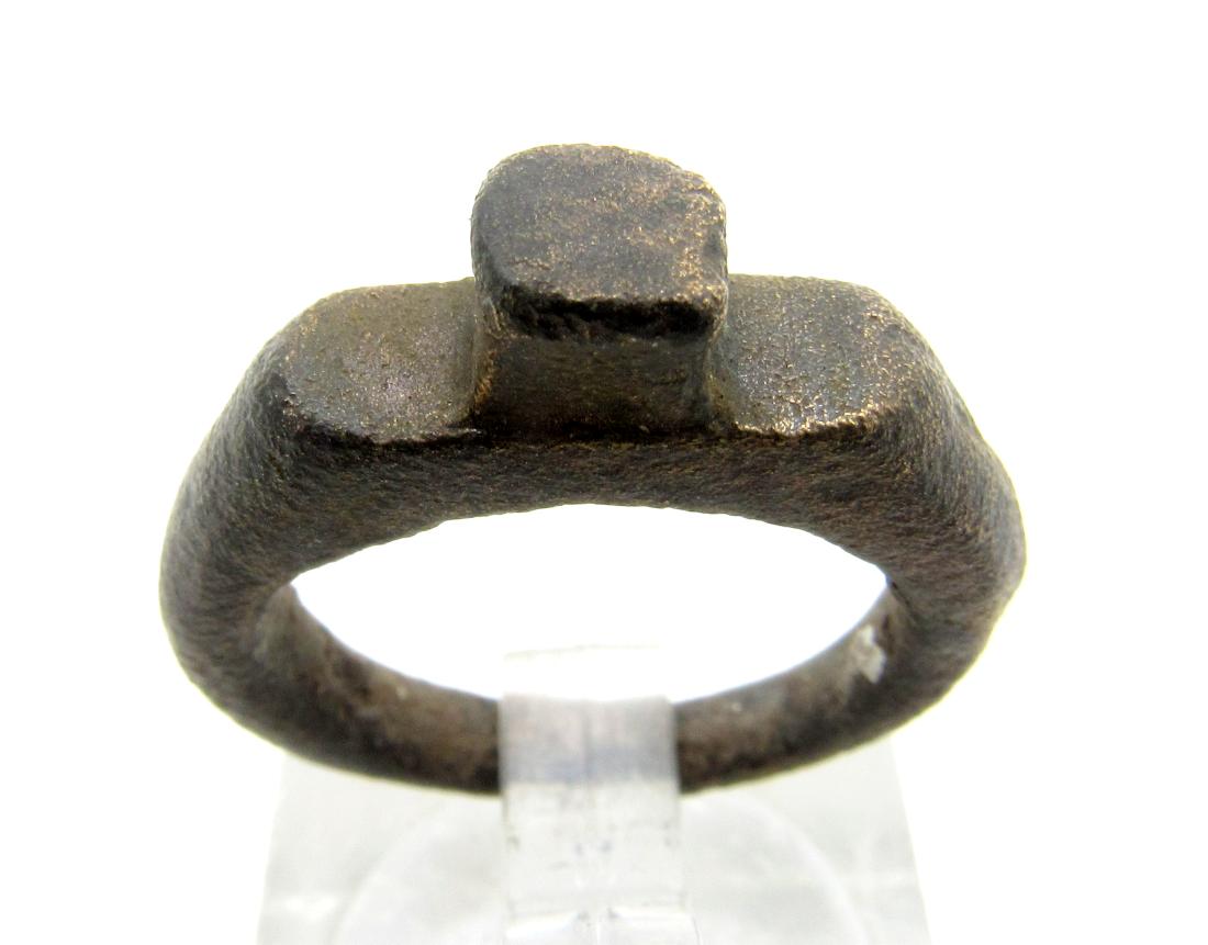 Medieval Viking Era Bronze Spike Ring (1 of 3)