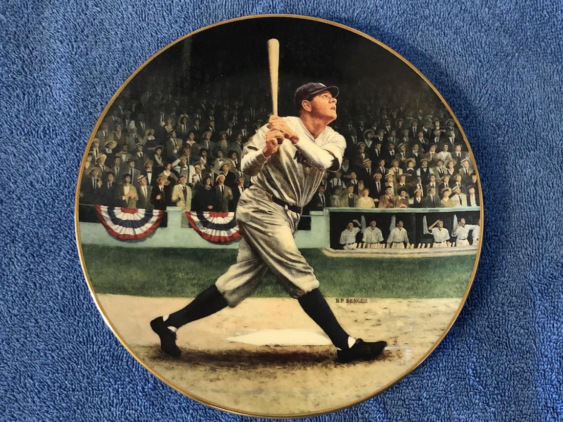 Babe Ruth "The Called Shot" Plate 3646 Limited Edition (1 of 2)