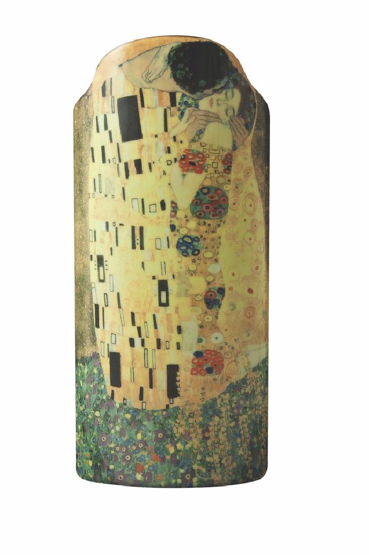 After Gustav Klimt: Vase The Kiss (1 of 3)