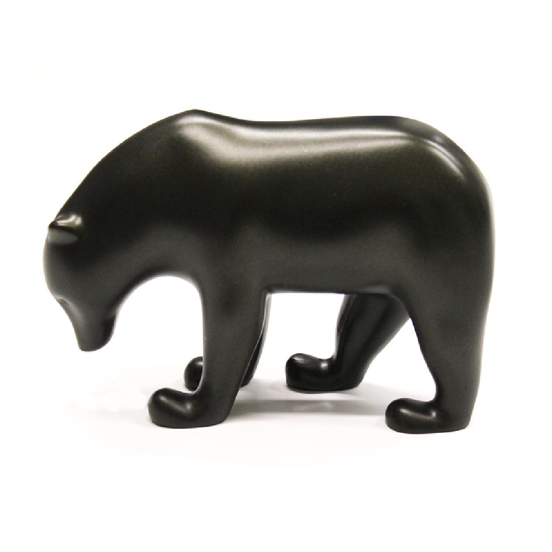 After François Pompon: Polar bear Ours Brun statue: Item: After François Pompon: Polar bear Ours Brun statue Maker: Mouseion Collection Origin: Netherlands Date/Period: 2017 Materials: Polystone Size: H. 4,33 x W 6,29 inch Polar bear Ours Brun Sculptu