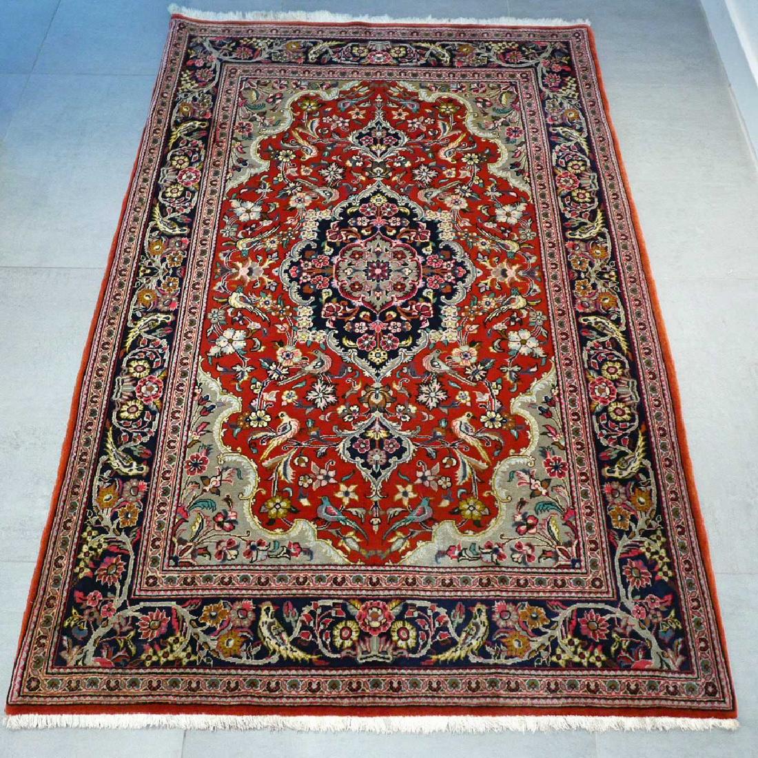 Qum Kork Wool on Cotton Rug 5.4x3.6 (1 of 7)