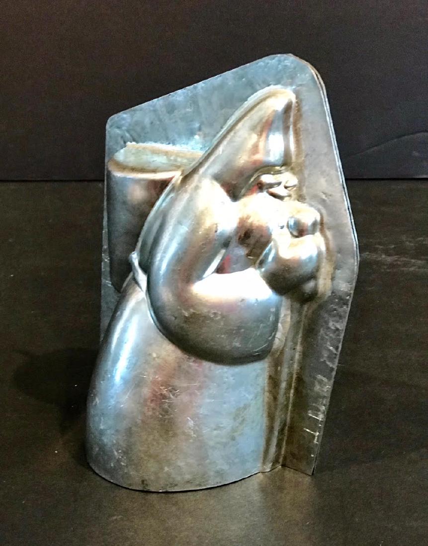 Art Deco St. Nick Chocolate Mold, C. 1930's (1 of 2)