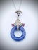 Sterling Silver Violet Jade Amethyst Necklace