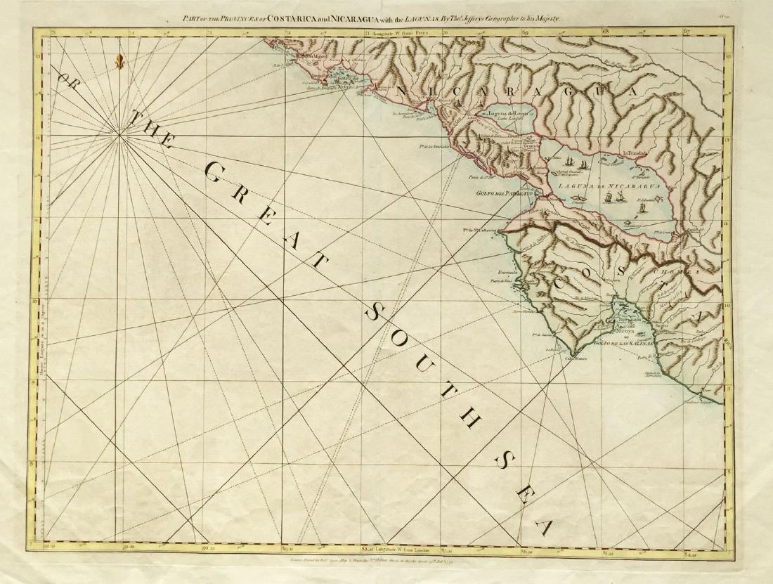 Jefferys / Sayer: Pacific Coasts Nicaragua / Costa Rica (1 of 1)