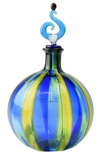 Multicolored tube bottle-Murano