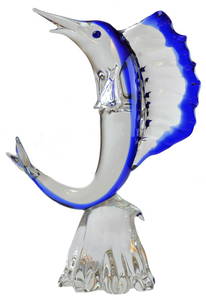 Marlin Sculpture-Murano