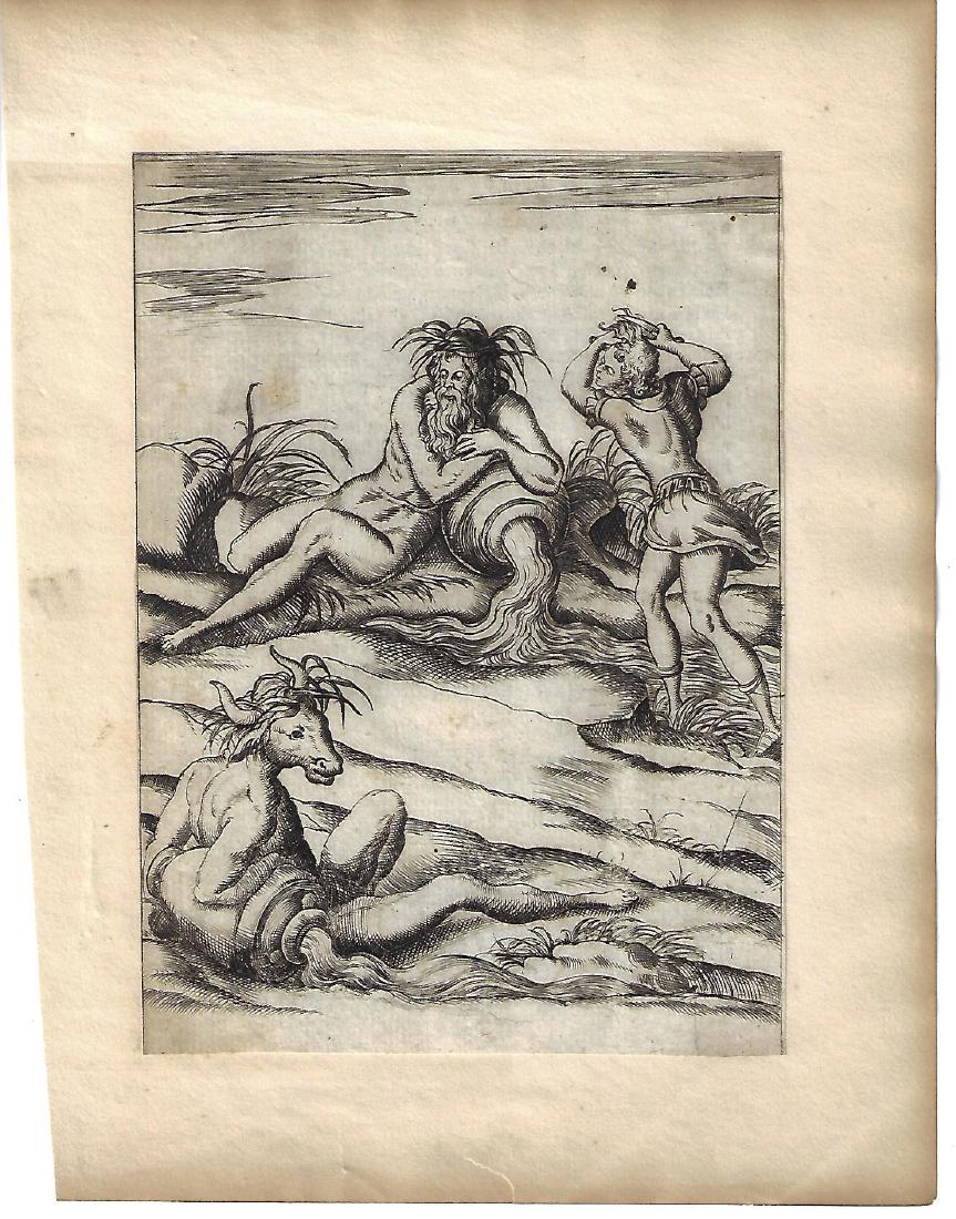1587 Mythology Engraving Vincenzo Cartari (1 of 1)