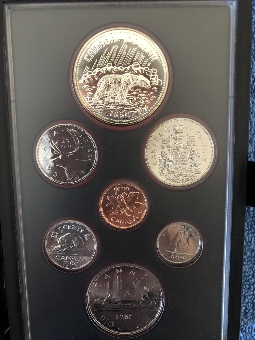 1980 Canadian Proof Set W/Silver Dollar (1 of 3)