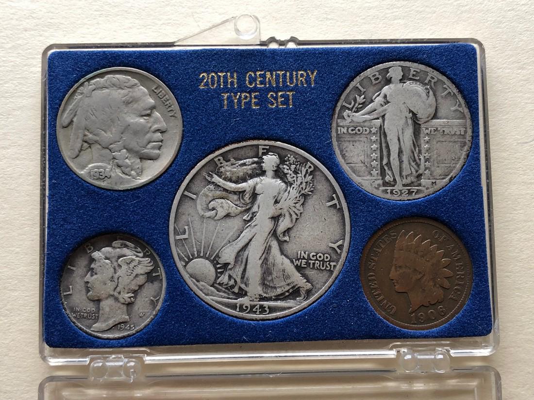 5 Coin Set - 20th Century Type Coins (1 of 2)
