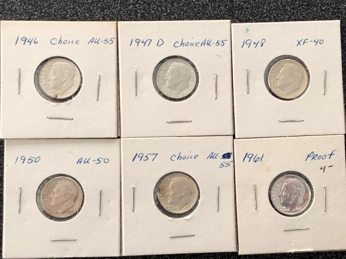 6-Roosevelt Dimes XF - Proof (1 of 2)