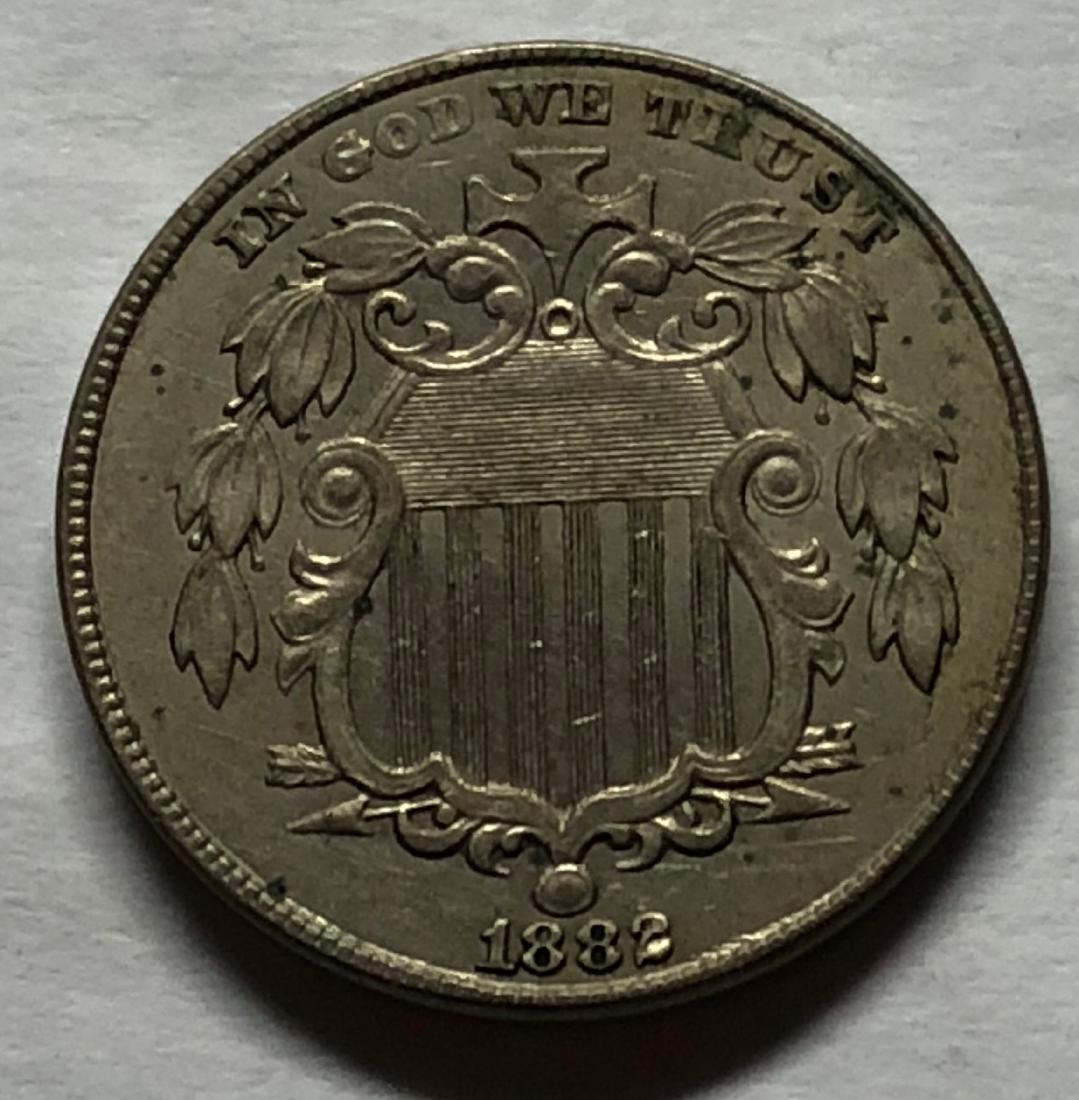 1882 Shield Nickel MS63 (1 of 2)