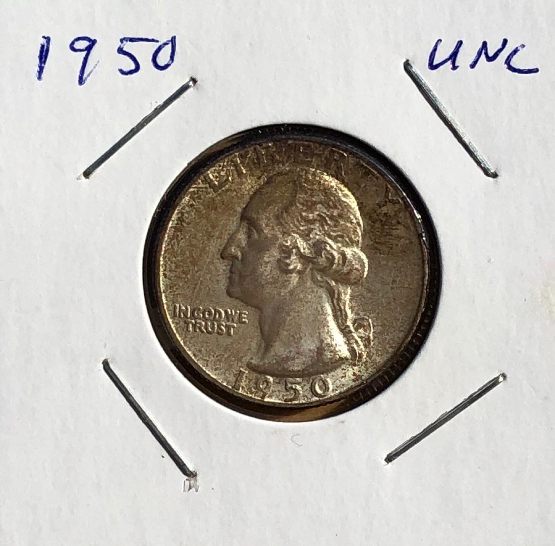 1950 Washington Quarter AU58 (1 of 2)