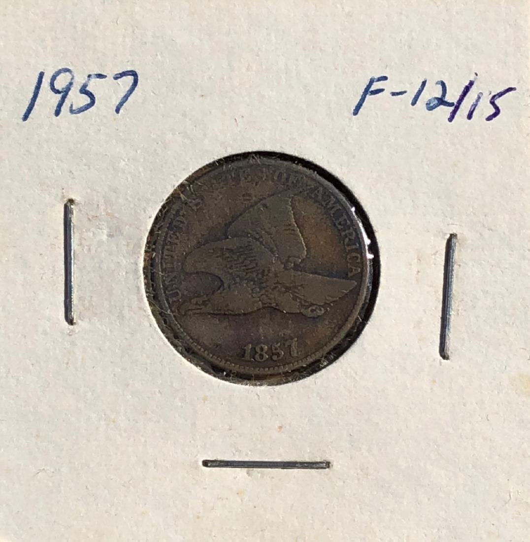 1857 Flying Eagle Penny - Fine (1 of 2)