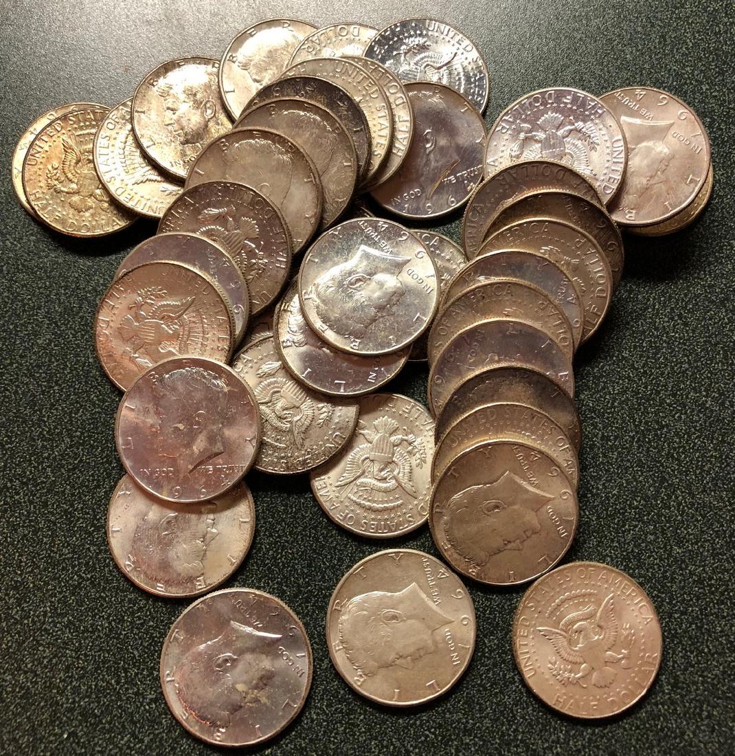 44-1964 Kennedy Half Dollars (1 of 1)