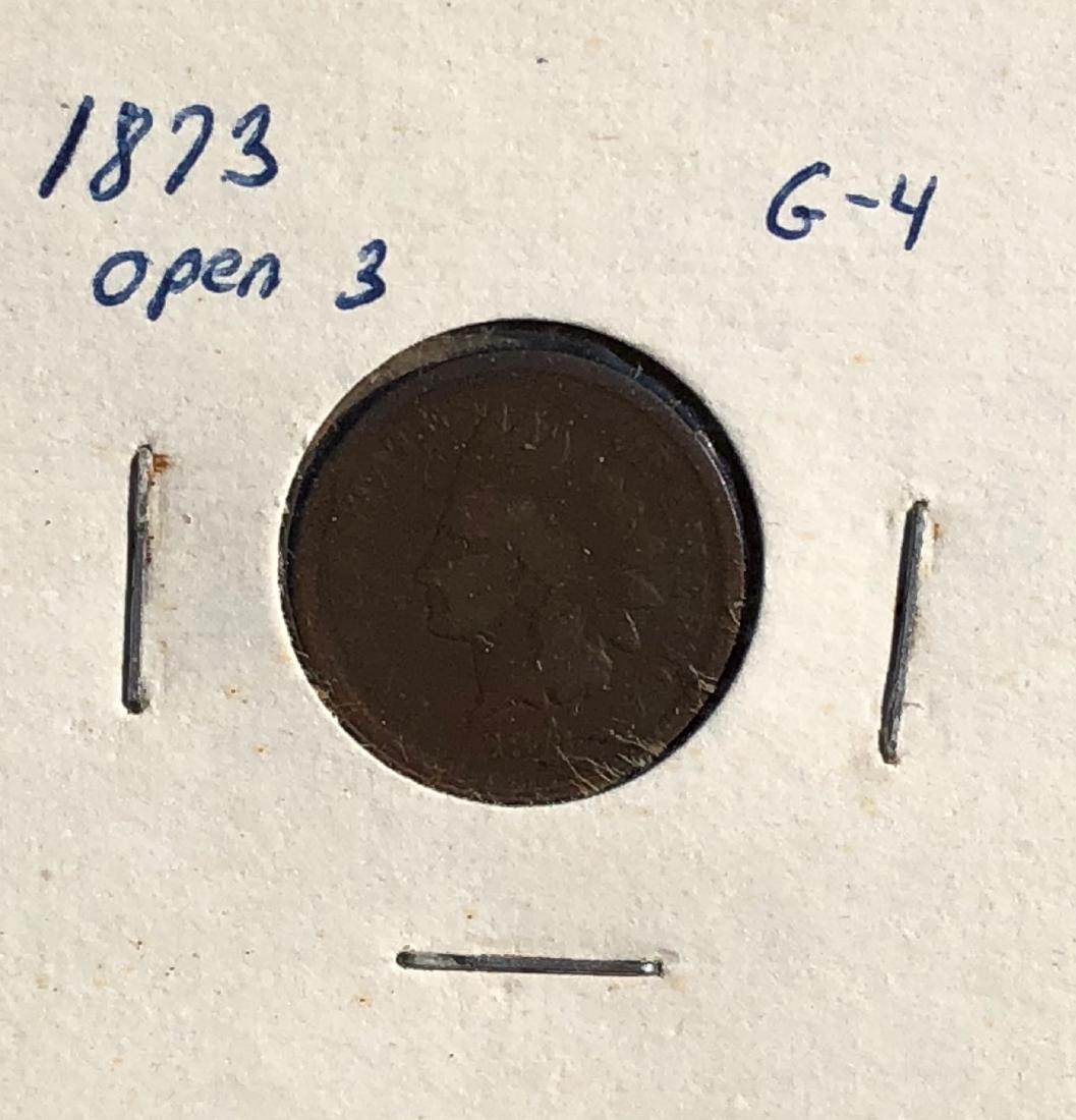 1873 Indian Head Cent - Open 3 (1 of 2)