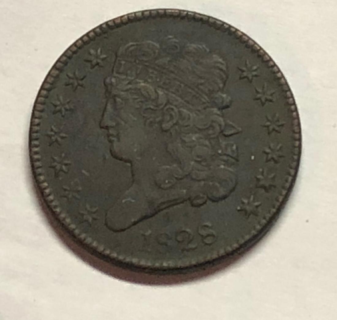 1828 Half Cent - 13 Stars XF-45 (1 of 2)