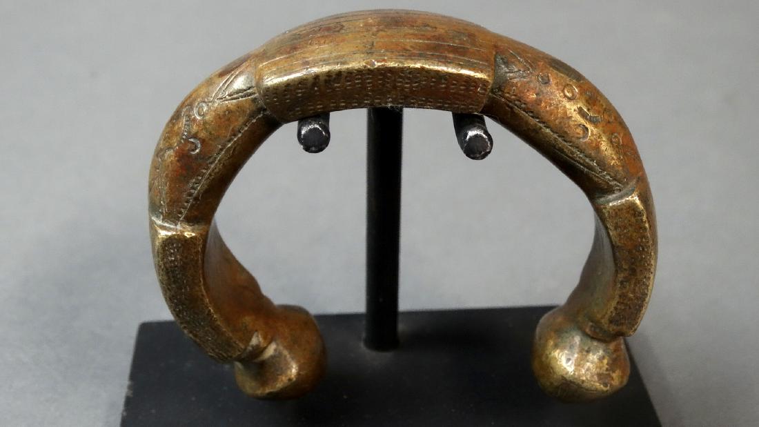 Heavy Manila Bracelet Antique Currency Bronze Senufo (1 of 9)