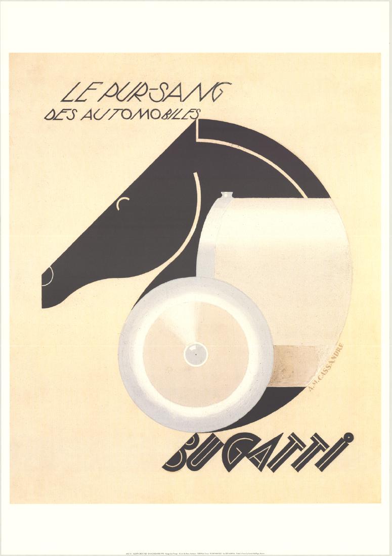 A.M. Cassandre - Bugatti - 1998 (1 of 1)