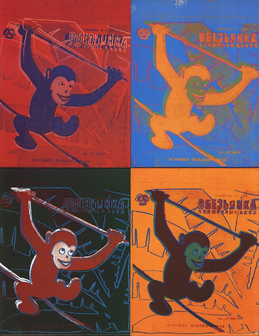 Andy Warhol - Four Monkeys (Lg) - 1990 (1 of 1)