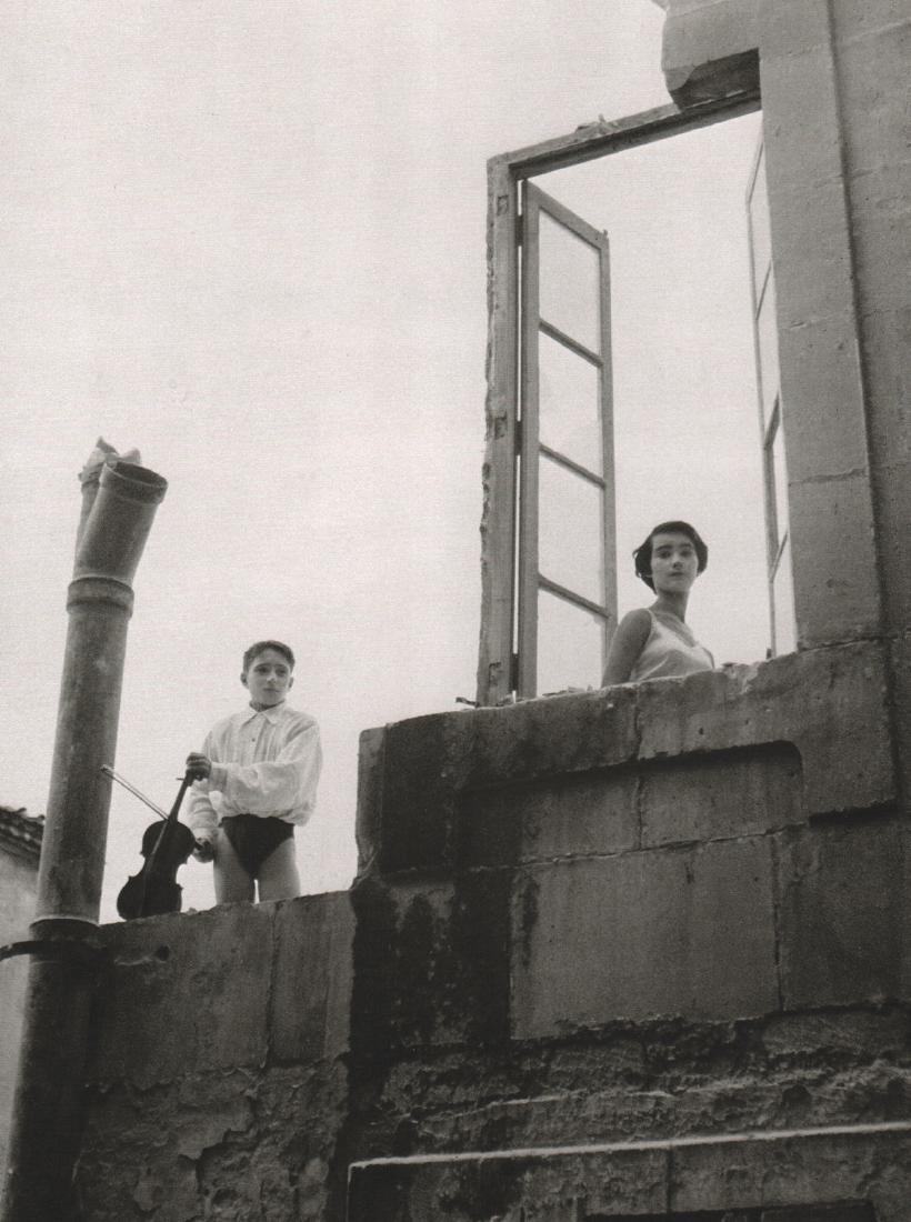 LUCIEN CLERGUE - Arles, 1955: Artist: LUCIEN CLERGUE Print Title: Arles, 1955 Medium: Sheet-fed Gravure Printing Date: 1988 Printed in Spain Image Size: 7 X 9.25 inches Lucien Clergue August 14, 1934 – November 15, 2014) was a F