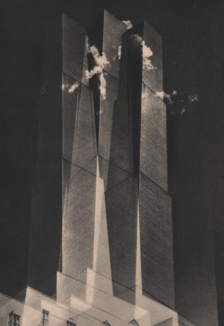 DMITRI KESSEL - Towers: Artist: DMITRI KESSEL Print Title: Towers Medium: Sheet-fed Gravure Printed in the USA Printing Date: 1935 Image Size: 7 X 9.5 inches Dmitri Kessel (1902-1995) was a photojournalist and staff photogra