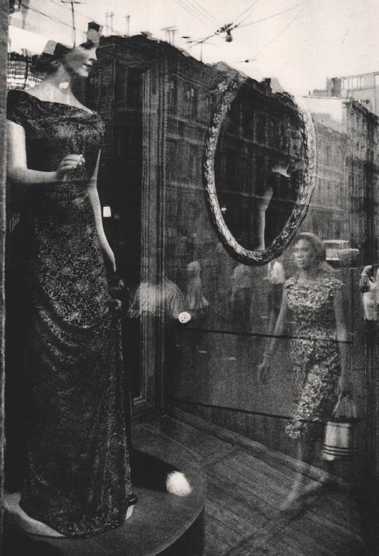 WILLIAM KLEIN - Department Store Window: Artist: WILLIAM KLEIN Print Title: Department Store Window, Moscow Medium: Sheet-fed Gravure Printing Date: 1964 Printed in Japan Image Size Approx. 6.75 X 9.5 inches William Klein an American-born Fr